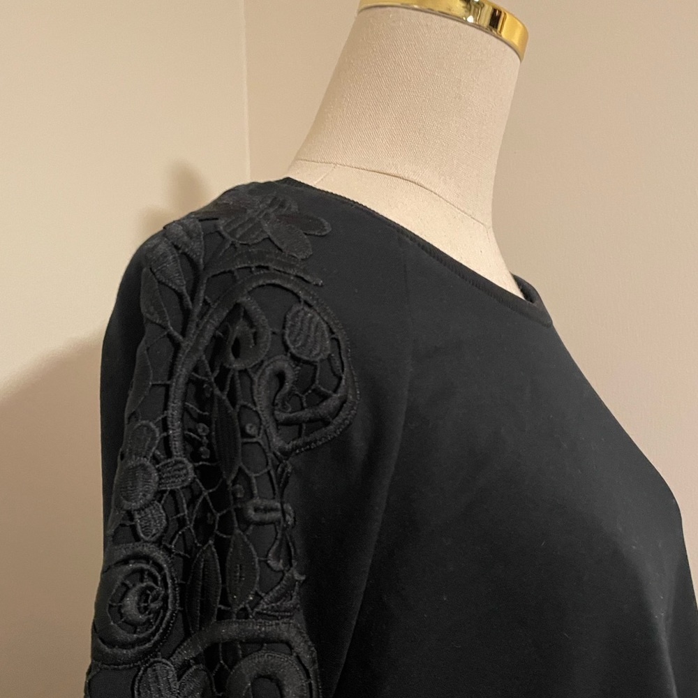 Gloria Vanderbilt black sweatshirt NWOT xxl - Picture 2 of 7